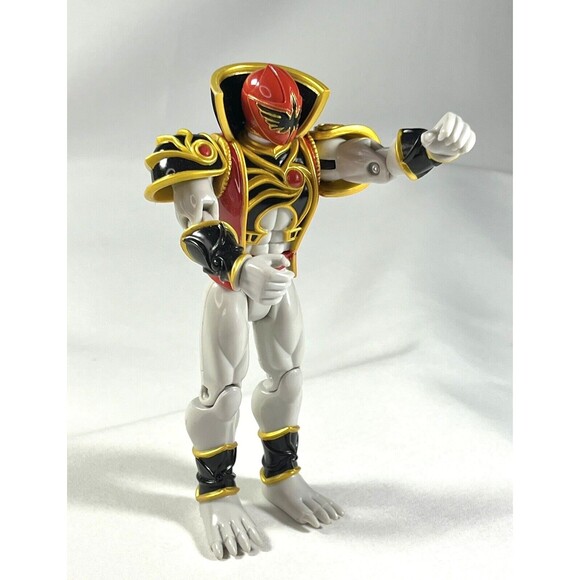 2005 Bandai Power Rangers Mystic Force Jenji Cat Red Ranger Action Figure - Picture 3 of 10